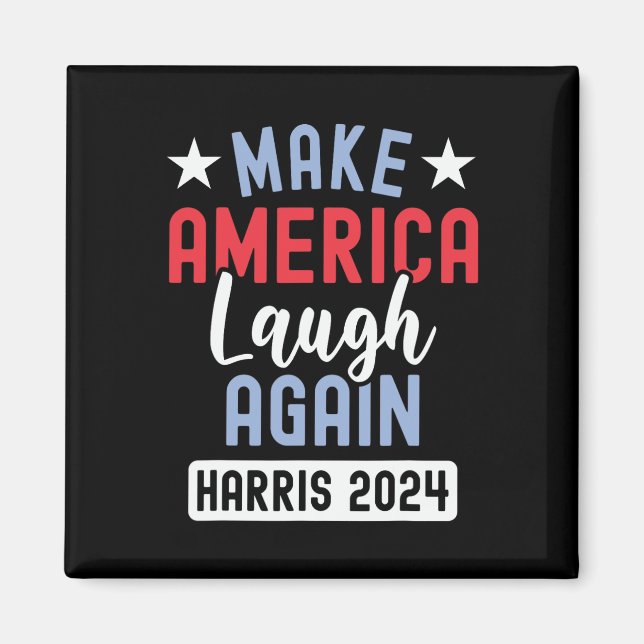 Gör Amerika till president 2024 Kamala Har igen Magnet (Framsidan)