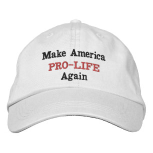 Gör Amerika till PRO-Life igen Broderad Keps
