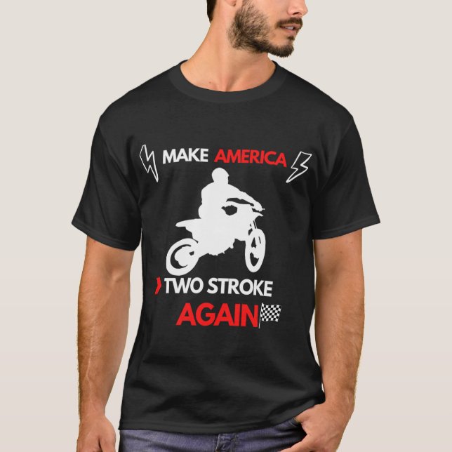 Gör Amerika till två streck igen, viktig T-Shirt (Framsida)