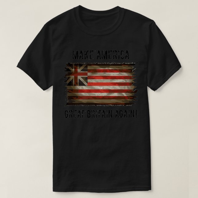 Gör Amerika till Underbar Storbritannien igen, pre T Shirt (Design framsida)