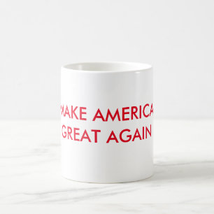 GÖR AMERIKA UNDERBAR IGEN KAFFEMUGG