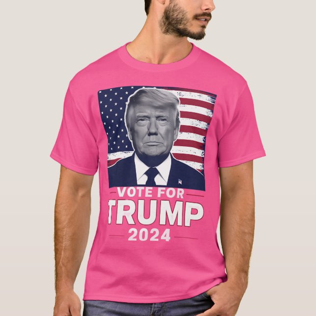 Gör Amerika Underbart igen - rösta för trumman 202 T Shirt (Framsida)