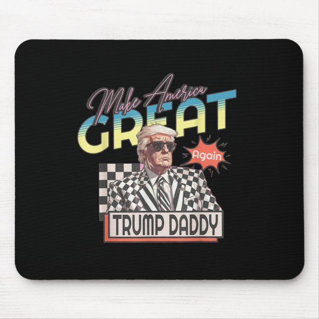 Gör Amerika Underbart, pappa Preppy Edgy Trump 202 Musmatta (Framsidan)