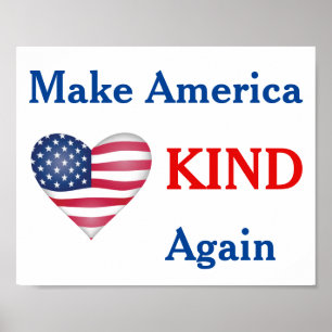 Gör Amerika-vänliga igen-demonstrationen Poster