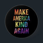 Gör Amerika-vänligt igen, Regnbåge HGBTQ Gay Knapp<br><div class="desc">Gör Amerika-vänligt igen,  Regnbåge HGBTQ Gay</div>