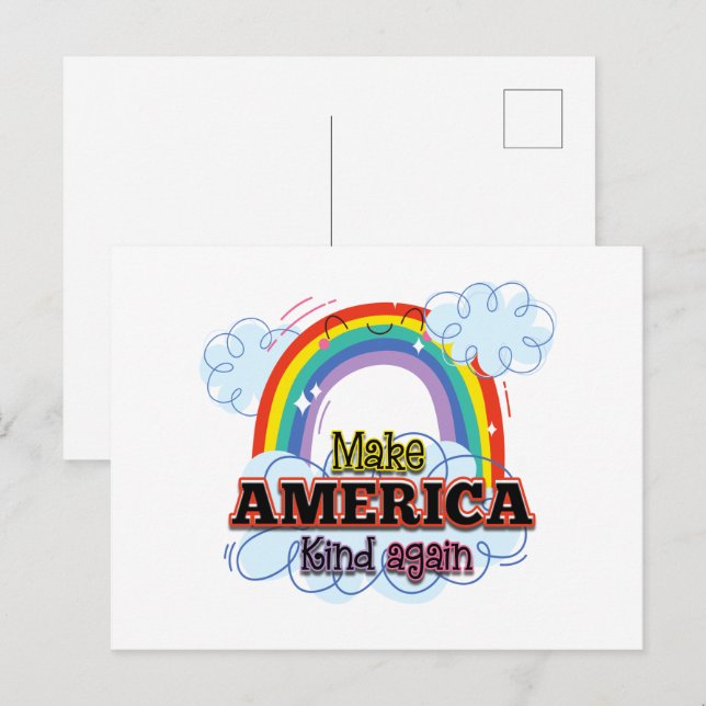 Gör Amerika-vänligt igen Vykort (Fram/baksida)