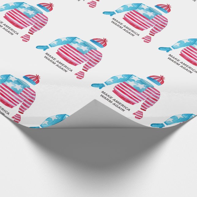 Gör Amerika varmare igen till julsötare Presentpapper (Hörn)