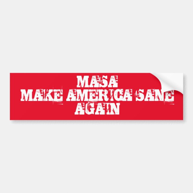 Gör Amerika vettigt igen Bildekal (Framsidan)