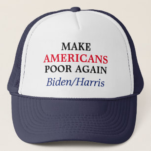 Gör amerikaner fattiga igen Biden/Harris Keps