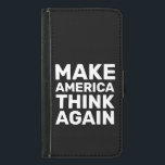 Gör amerikansk Tänka igen Händer av rörlighetsreds Plånboksfodral För Samsung Galaxy S5<br><div class="desc">Av frustration, uthållighet och beslutsamhet står människor emot förtryck. Syftet med denna utformning är att öka rösterna från dem som kämpar för medborgerliga höger, jämlikhet och rättvisa. Jag är kvinnlig företagare. Jag förstår först och främst vikten av att förespråka för marginaliserade befolkningsgrupper. Jag är fast besluten att använda min plattform...</div>