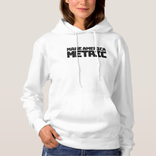 Gör amerikanska mått - USA:s Flagga Metric System T Shirt