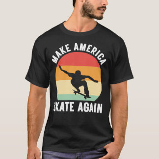 Gör amerikanska skridskor till klassiskt T-Shirt