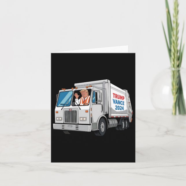 Gör amerikanska Sopor Underbara igen Trump 2024 Ga Kort (Framsida)