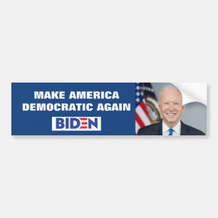 GÖR AMERIKAS DEMOKRATISKA ÅTERIGEN BILDEKAL