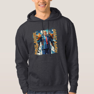 Gör animeringen Underbar igen - Mecha Trump Hoodie