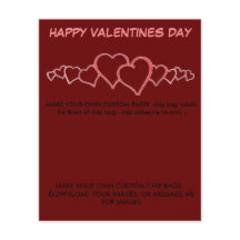 GÖR ANPASSNINGSBAR PAPPER CHIP BAG-MÄRKNING