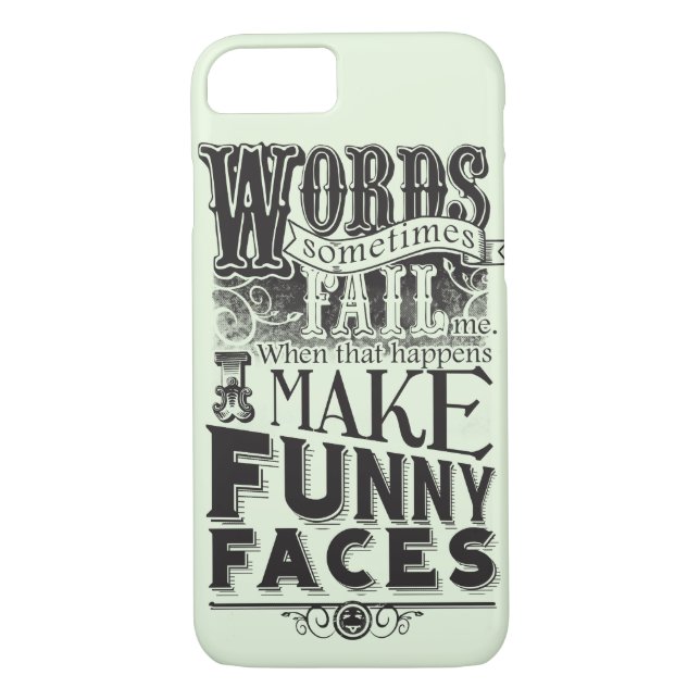 Gör ansikten Case-Mate iPhone skal (Baksida)