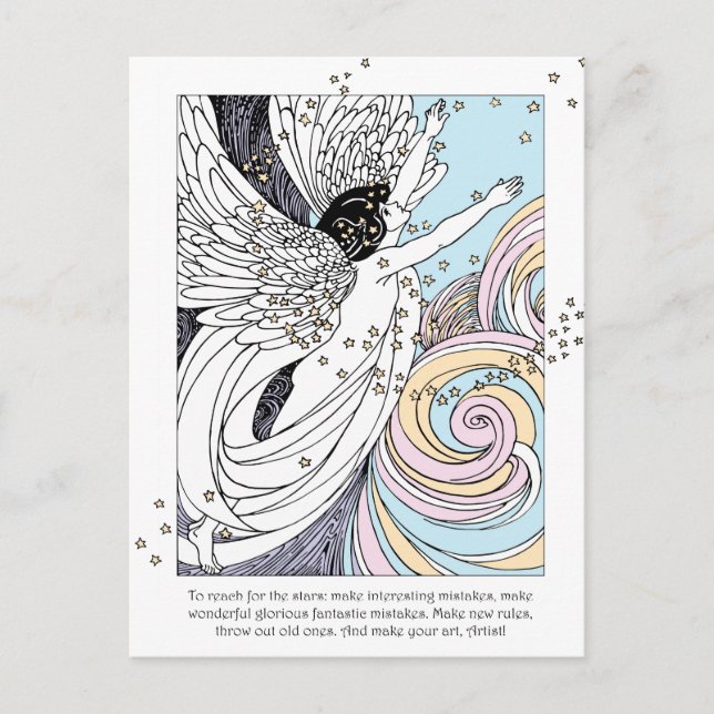 Gör Art Angel Vykort (Framsida)