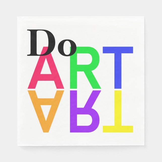 GÖR "ART" PAPPERSSERVETT (Framsidan)