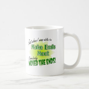 Gör att ändpunkter möts kaffemugg