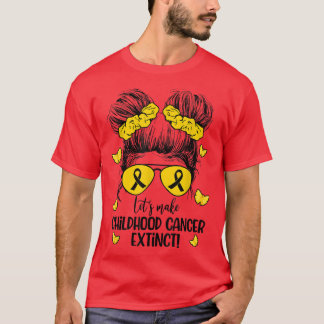 Gör att barncancer Utdödar medvetandehöjande skjor T Shirt