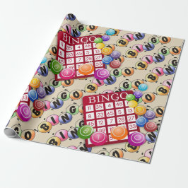 Gör att Bingo Wrapping-Papper kan spelas upp Presentpapper