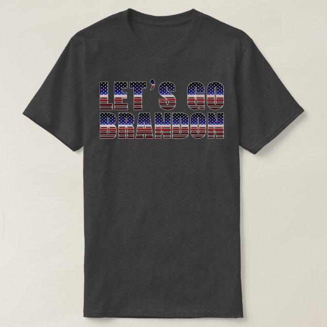Gör att Brandon Typography Meme kan användas T Shirt (Design framsida)