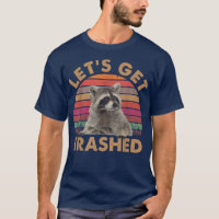 Gör att du kan få en trasserad raccoon TshirtCute 