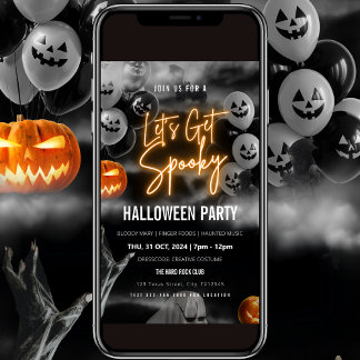 Gör att du kan få inbjudan till Spooky Halloween f