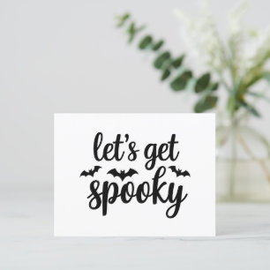 Gör att du kan få Spooky Halloween Fladdermus Vykort