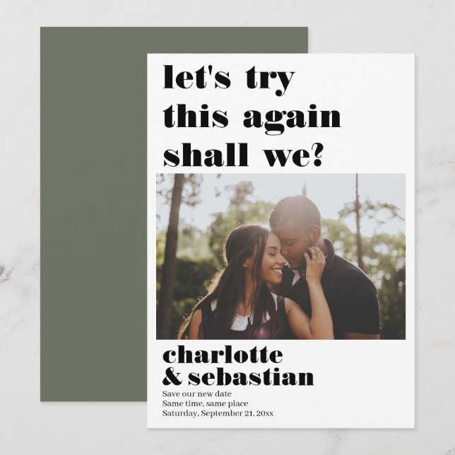 Gör att du kan försöka spara fotot på nytt datumet (Fram/baksida)