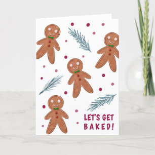 Gör att du kan hämta Pepparkaksgubbe Helgkort
