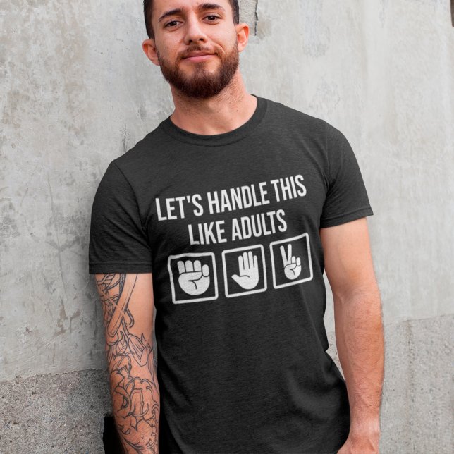 Gör att du kan hantera detta som Vuxna Sten Pappra T Shirt (Skapare uppladdad)