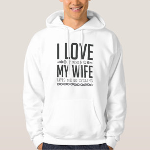 Gör att jag kan cykla hoodie