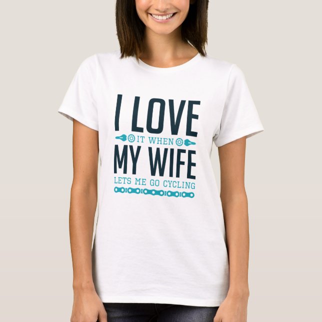 Gör att jag kan cykla t shirt (Framsida)