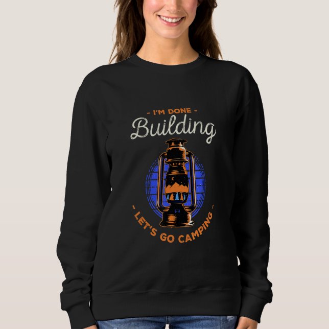 Gör att kampanjen är klar Bygger Foreman Camper Co T Shirt (Framsida)