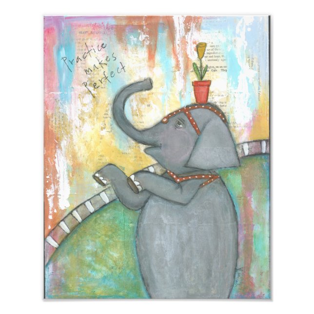 Gör att Perfekt 11 x 14 skrivs ut Fototryck (Framsidan)