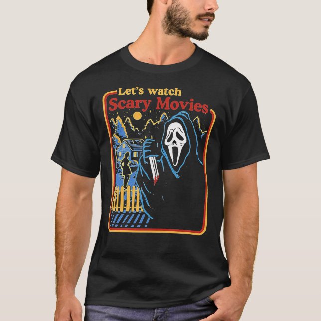 Gör att Scary Movies Skräm-skräcken är aktiv T Shirt (Framsida)