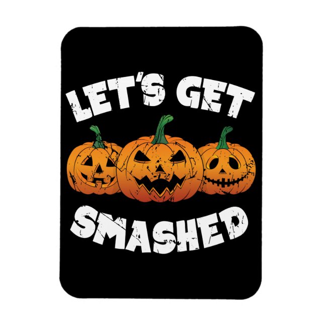 Gör att utstrykade påsar Jack o lantern Halloween Magnet (Vertikal)