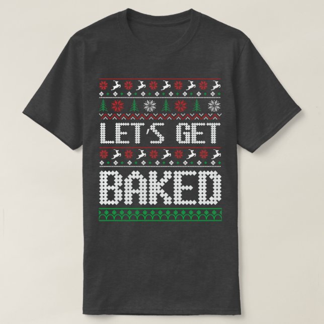 Gör bakade fula julgossar t shirt (Design framsida)
