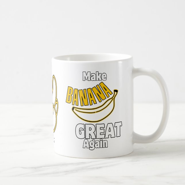 Gör Banana Underbar igen Kaffemugg (Höger)
