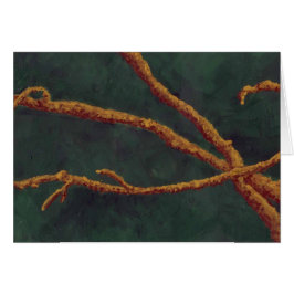 Gör bar grenar hälsningskort