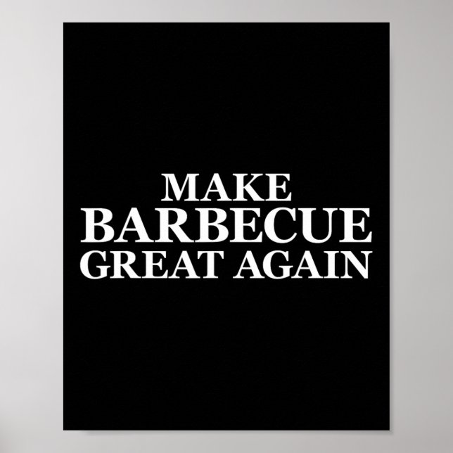 Gör Barbecue Underbar igen Bbq Pit Crew Poster (Framsidan)