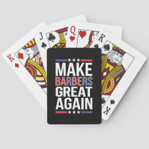 Gör barberare bra igen Barberare för Trump 2024  Casinokort