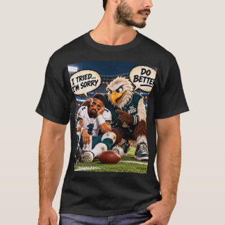Gör Bättre! Rolig Fågel Fotboll Fan T-Shirt