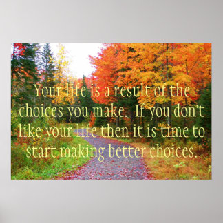 Gör bättre val poster