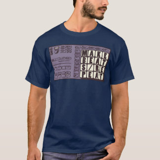 Gör beats upprepade t shirt