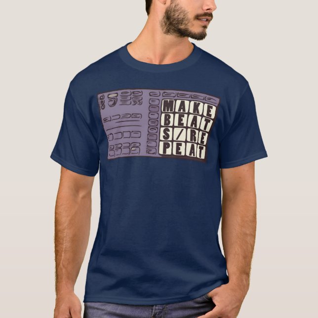 Gör beats upprepade t shirt (Framsida)