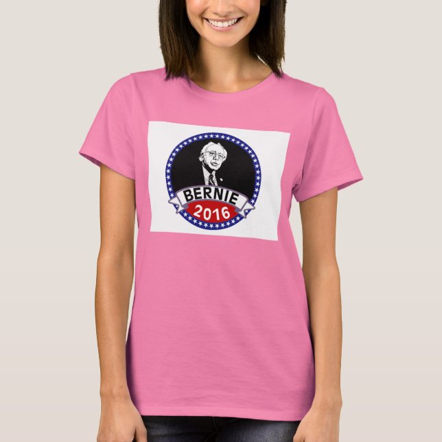 Gör Bernie Sanders till ordförande 2016 Tee (Framsida)