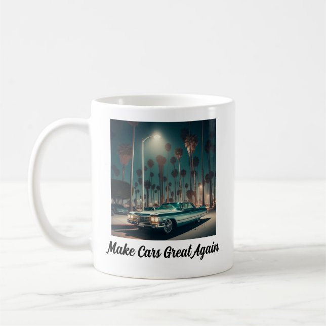 Gör Bilar Stora Igen Kaffemugg (Vänster)